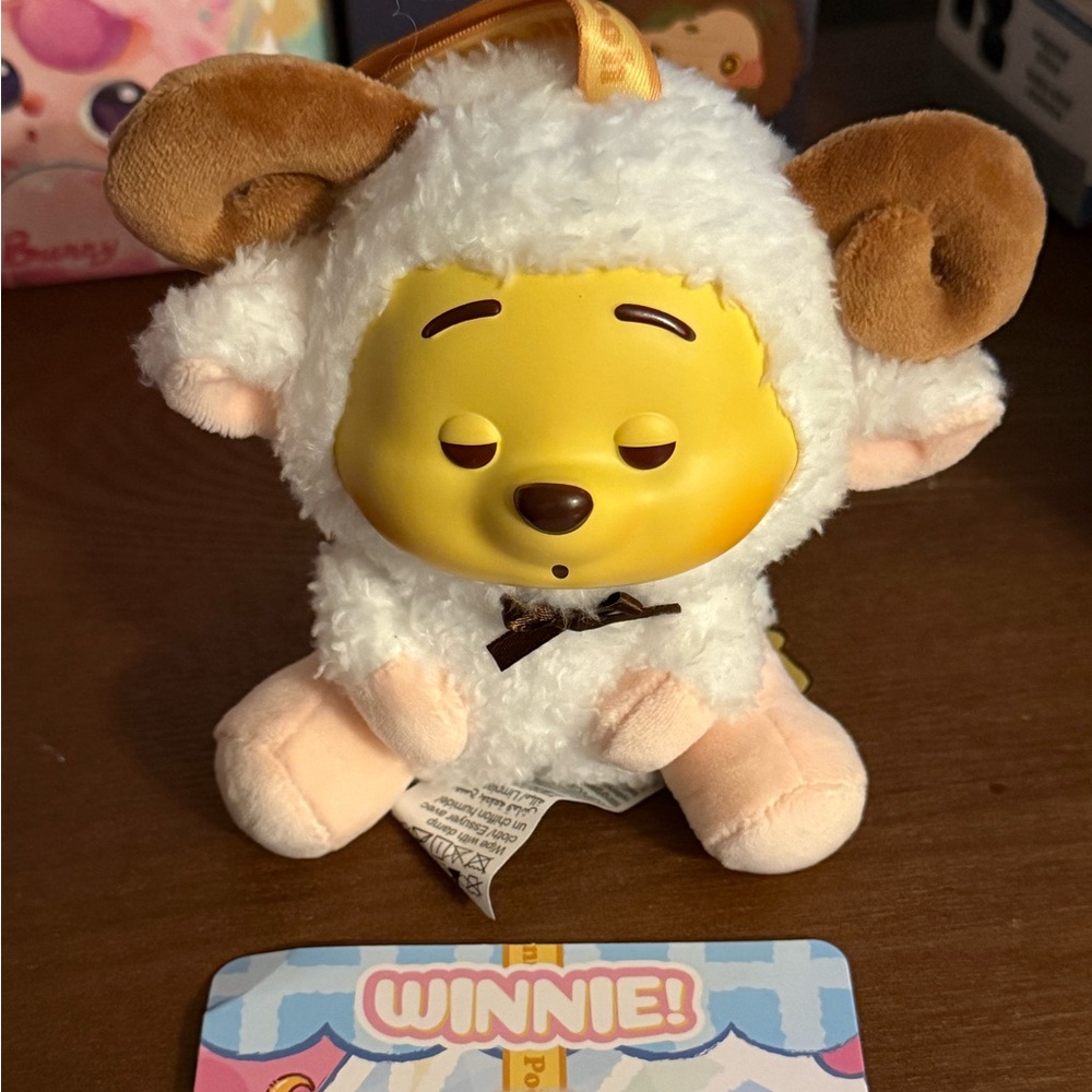 Winnie Plush Toy - Yellow and Brown